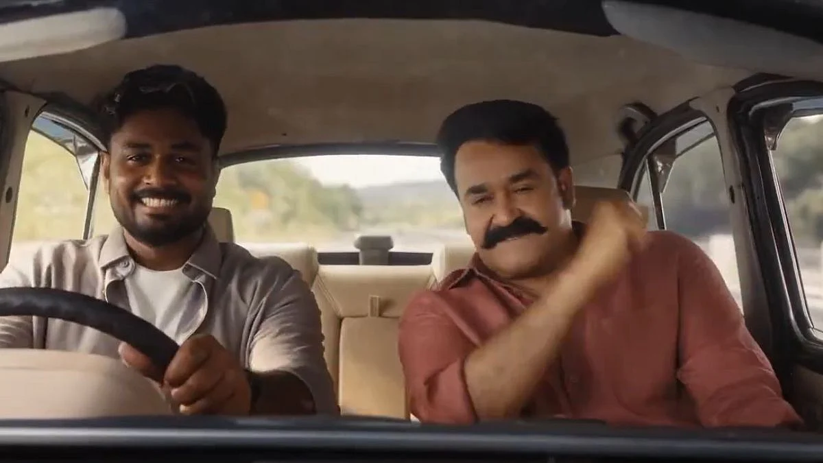 'Kerala's Biggest Collab': Sanju Samson Drives Mohanlal Epic In KCL Season 3 Promo; Video Goes Viral