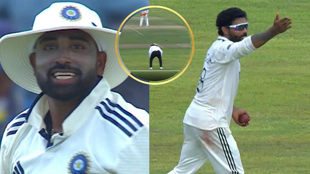 WATCH OUT! Mohammed Siraj's Powerful Throw Nearly Hits Umpire; Ravindra Jadeja's Reaction Goes Viral | Video