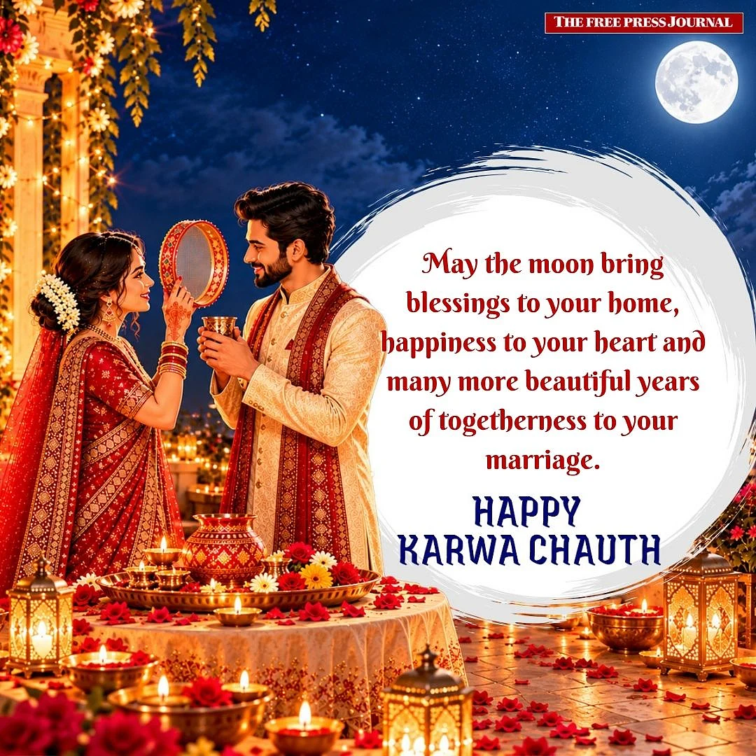 Happy Karwa Chauth 2026: 25+ Wishes, Messages, WhatsApp Status And More To Share Today