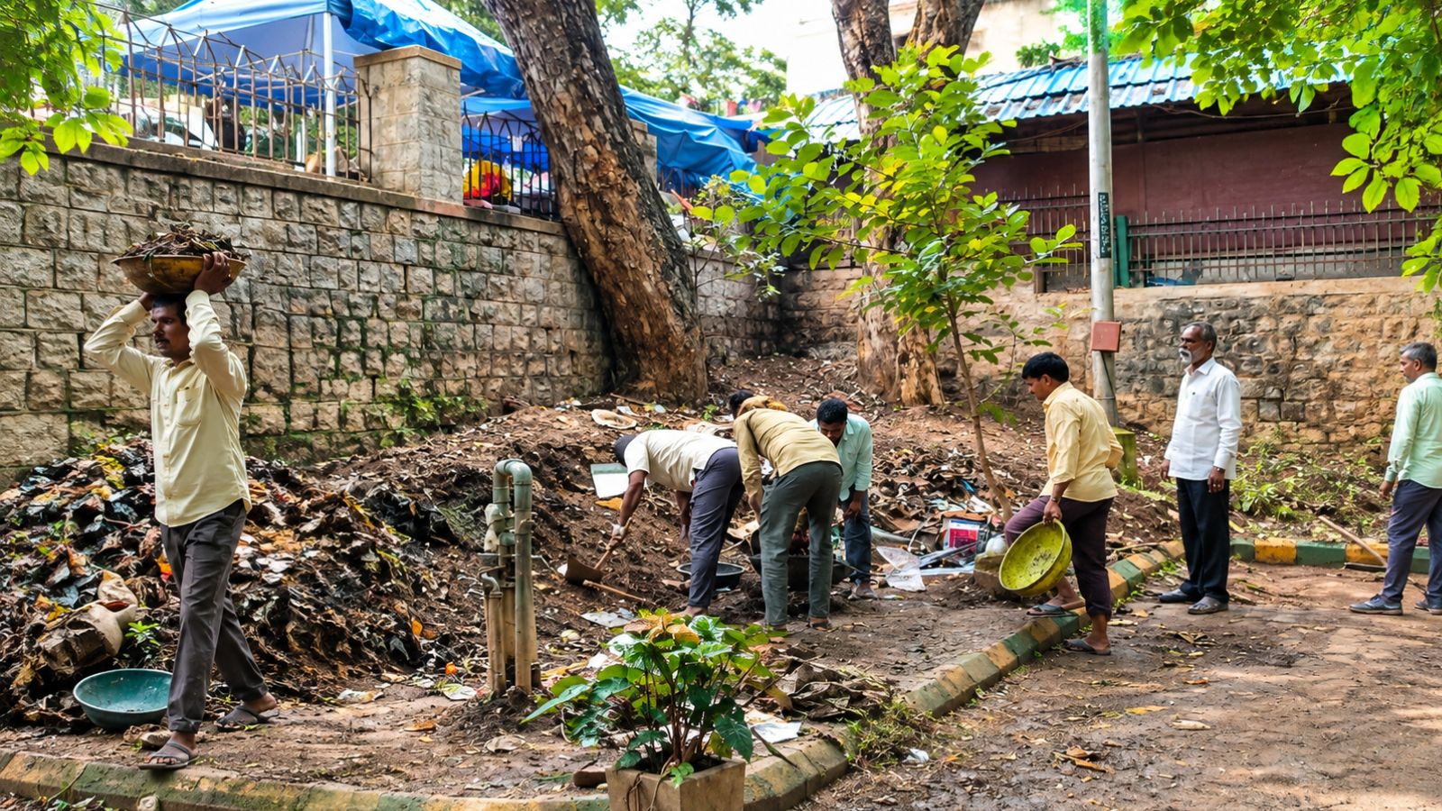 Residents revive iconic Bengaluru park, then find an MLA’s banner claiming opening