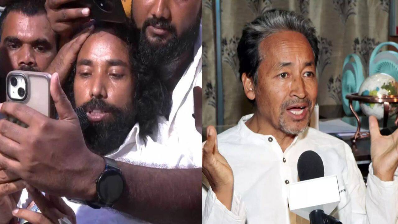 J'khand student leader takes water after Wangchuk's appeal, to continue hunger strike