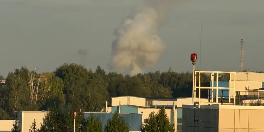 Drone strike sparks fires in Russia's Tatarstan