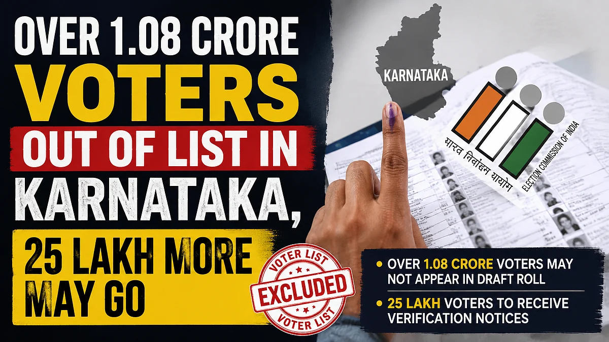 Over 1.08 Crore Karnataka Voters Face Exclusion From Draft Roll, 25 Lakh More May Get Notices