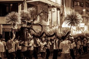 Tai Hang Fire Dragon Dance in Hong Kong
