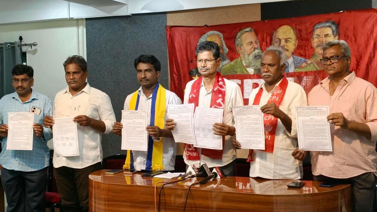 Left parties, AAP release joint manifesto for GVMC polls