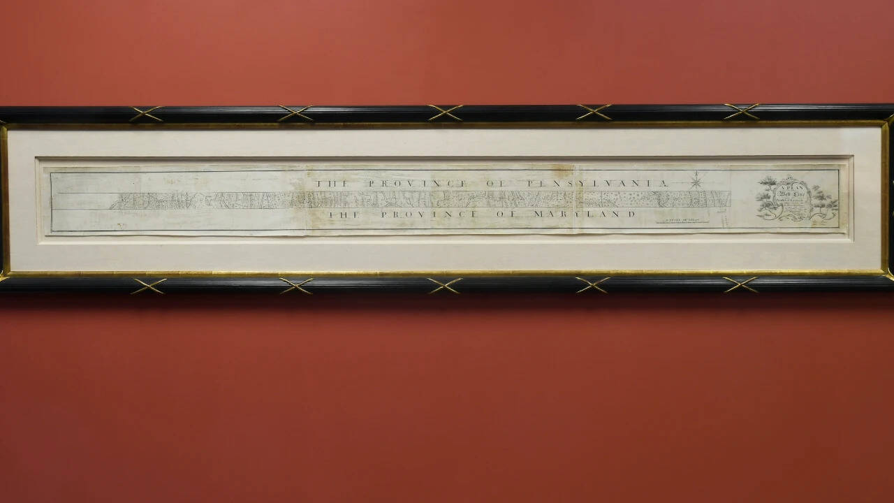 Map that symbolises America's divide over slavery auctioned for nearly $1 million