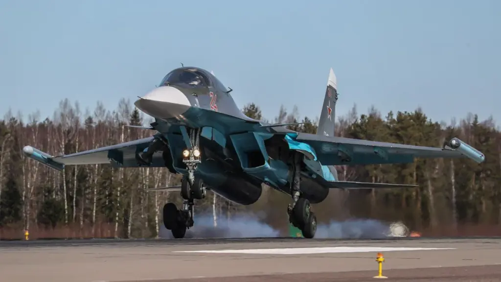 Ukrainian Neptune strike destroys two Russian Su-34 bombers used to attack frontline cities, Ukraine’s Navy says