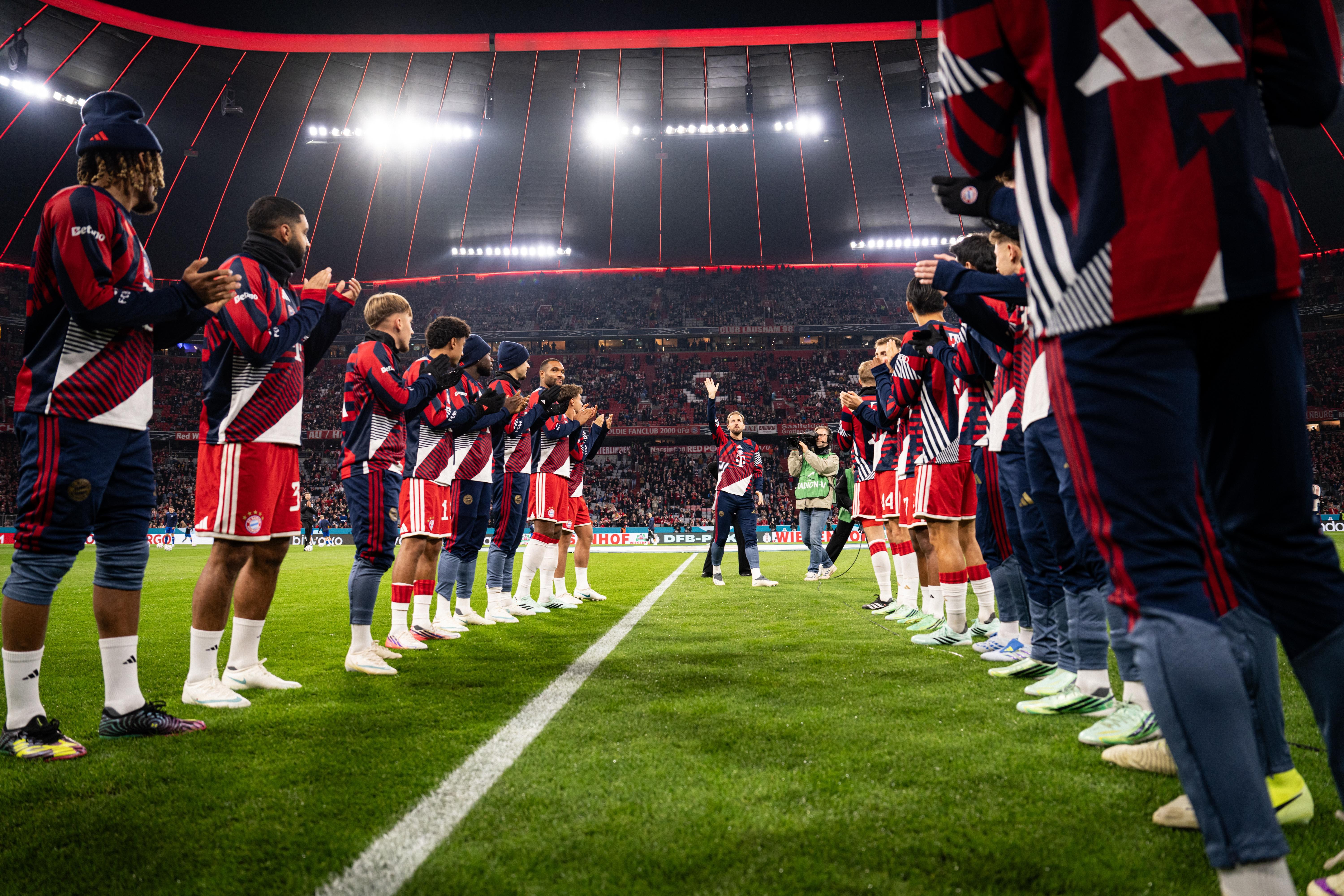 ‘I almost felt a little embarrassed’ – Harry Kane on being given a guard of honor by Bayern Munich