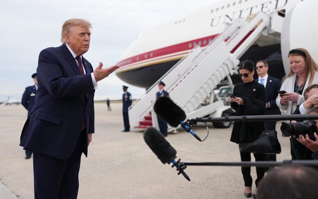 Top US commander briefs Trump on Iran military options as 10 US military transport planes land in Israel