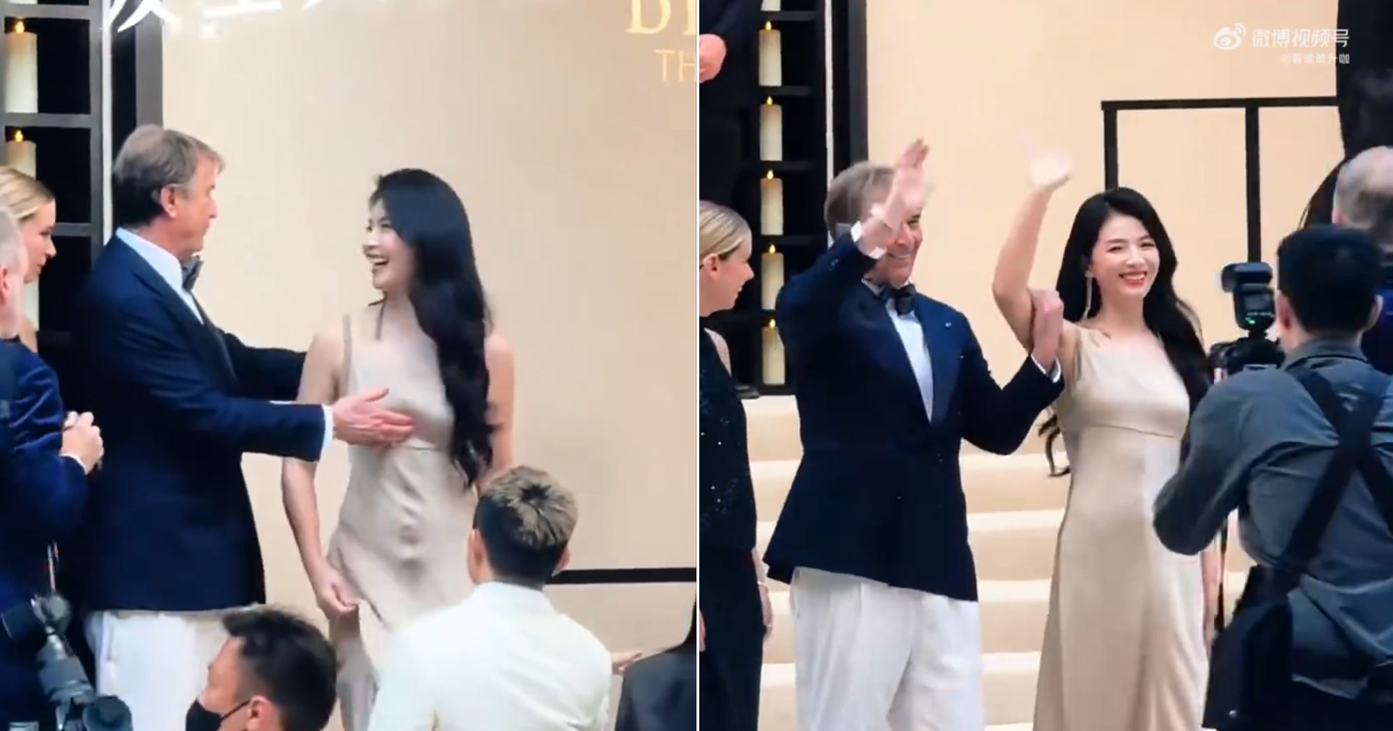 Chinese actress seen being touched inappropriately by luxury fashion brand founder at Shanghai event