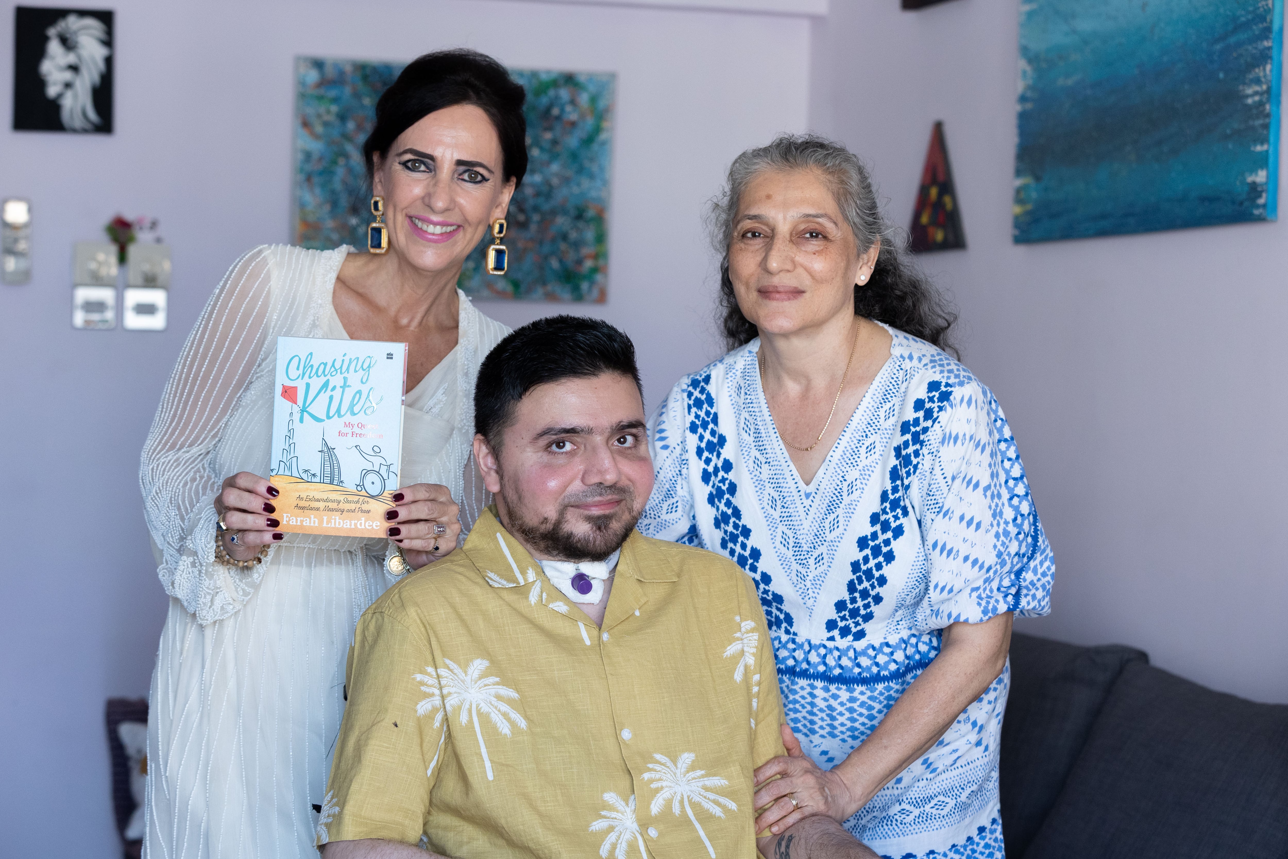 Dubai artist's message for people with disabilities: 'Keep going, never give up'