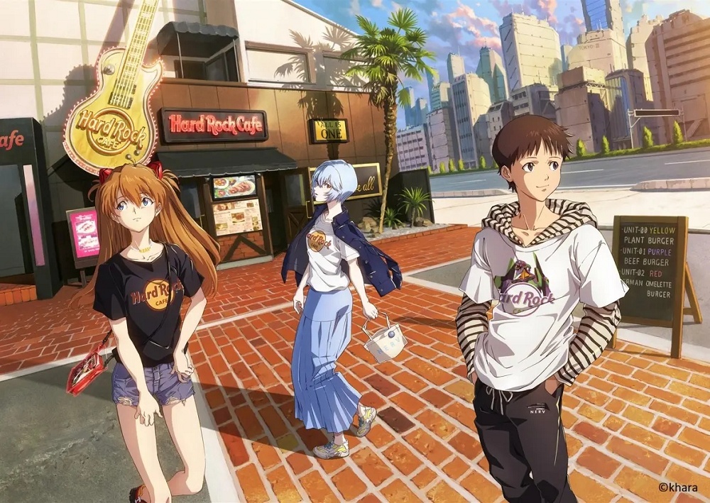 Evangelion announces collaboration with Hard Rock Cafe