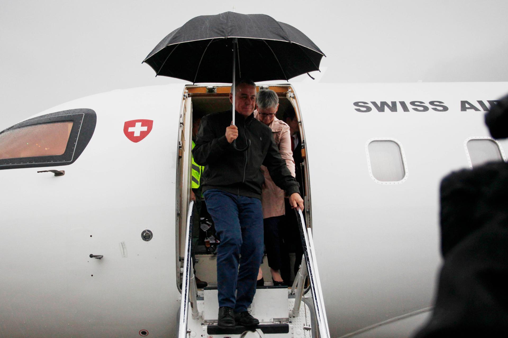 Swiss foreign minister visits N. Korea amid opening of 1st diplomatic office