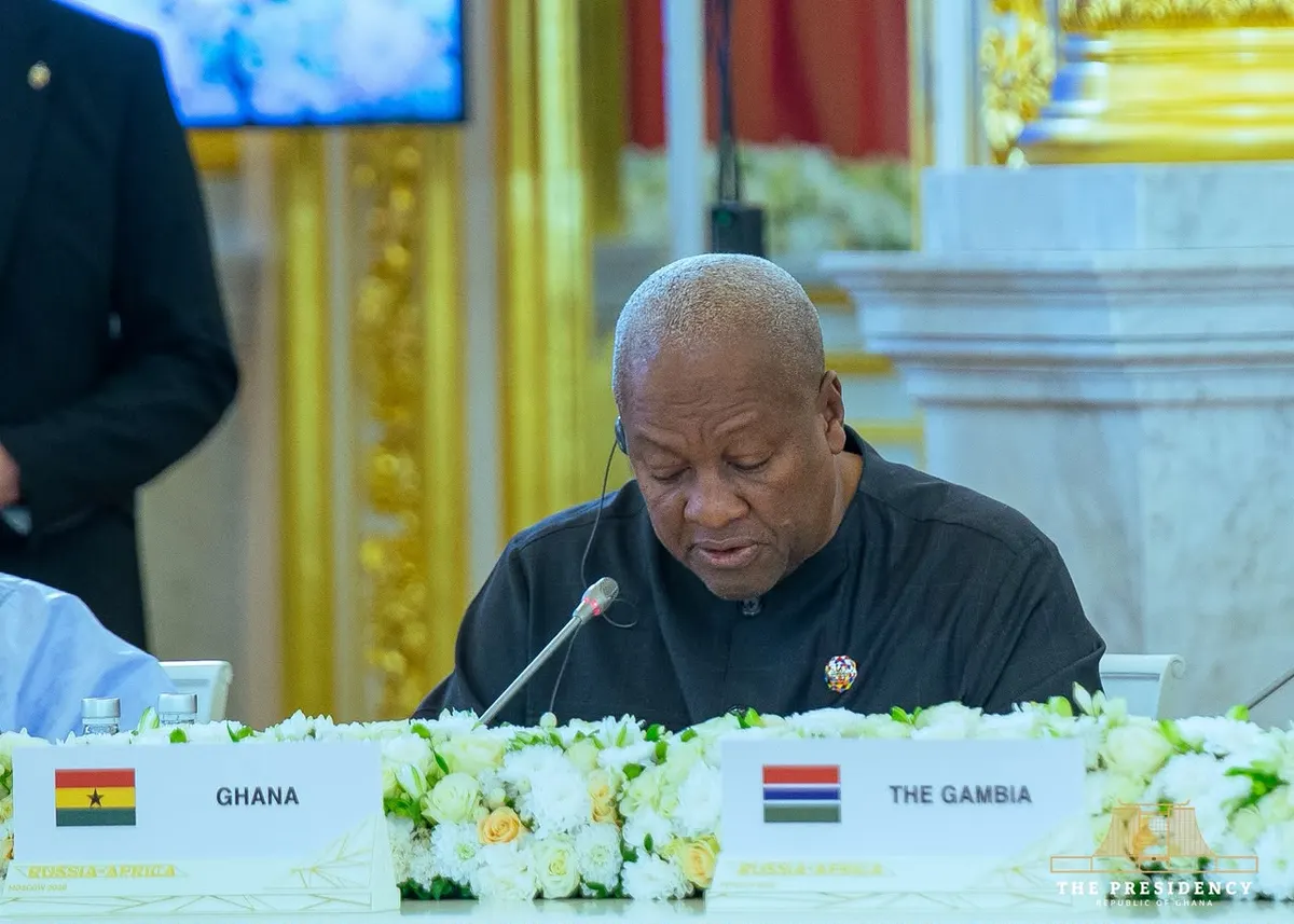 Africa is seeking mutually beneficial partnerships, not aid dependency - President Mahama at Russia–Africa Summit
