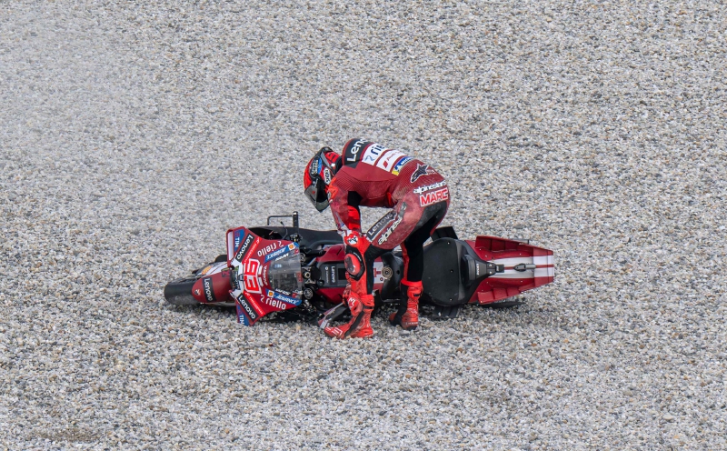 Marquez tops Sepang practice despite early crash
