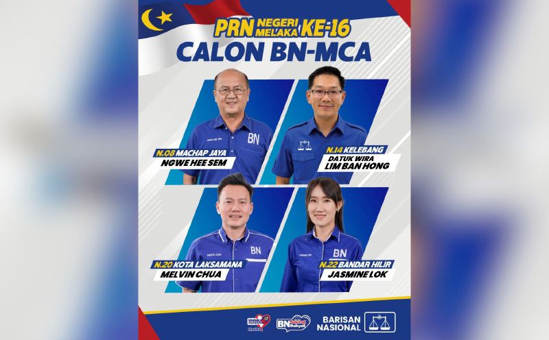 MCA gets fourth seat as BN takes Kota Laksamana from PN