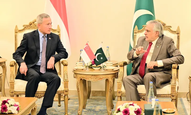 Dar, Singapore FM discuss possible resumption of direct Pakistan-Singapore flights