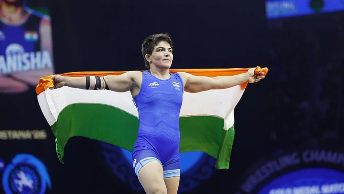 Manisha Bhanwala Creates History, Becomes First Indian Woman To Win Gold At Senior World Wrestling Championships
