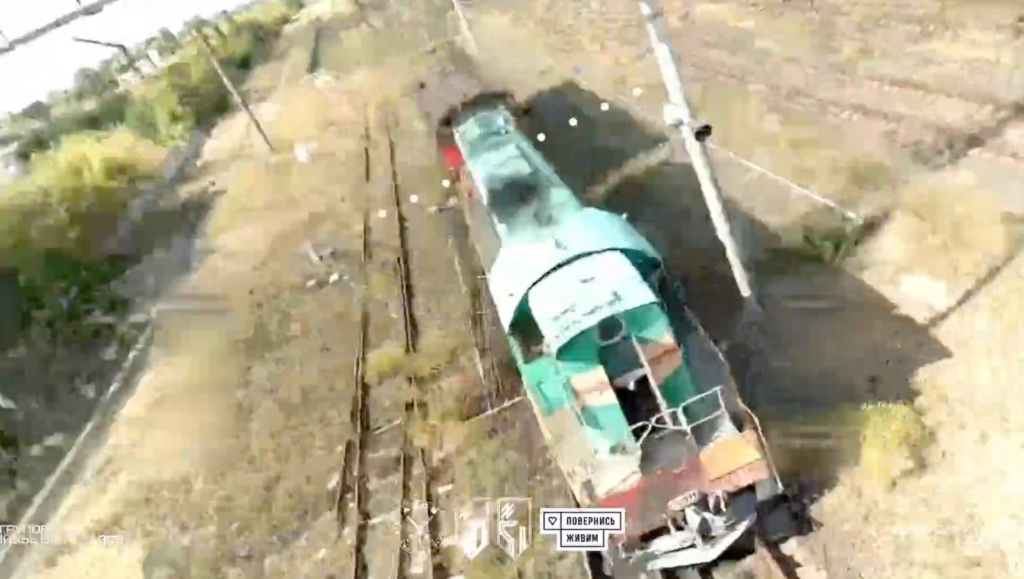 Azov says it struck more than 100 Russian trains in occupied Donbas in four months, in part thanks to donations