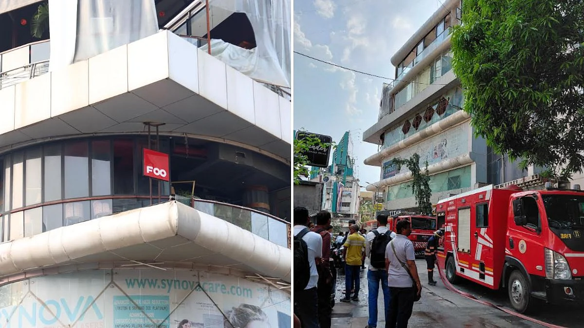 Major Fire Breaks Out At Foo Restaurant In Bandra West's VN Sphere Mall, No Injuries Reported