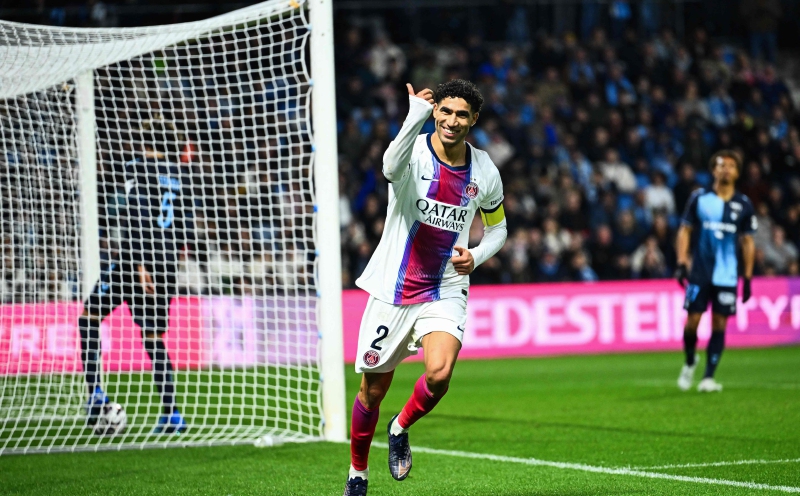 Hakimi bags hat-trick as Paris Saint-Germain rip Le Havre to pieces