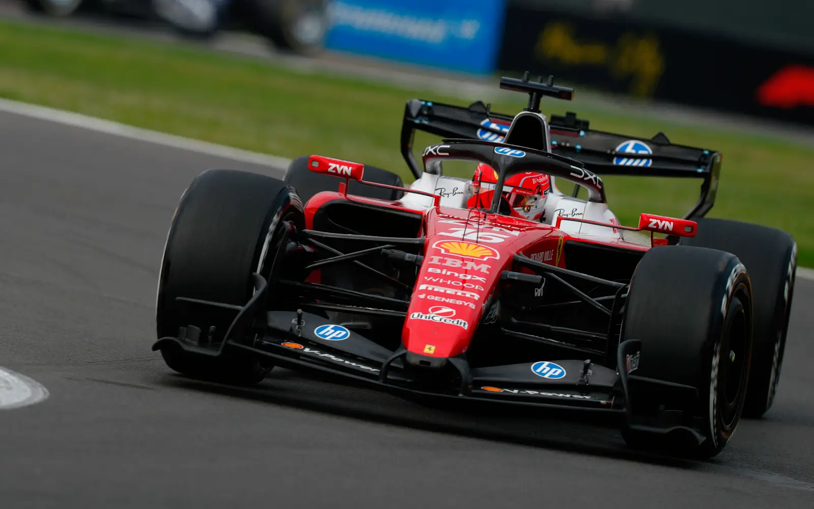 Leclerc shows practice pace as Antonelli prowls in Mexico