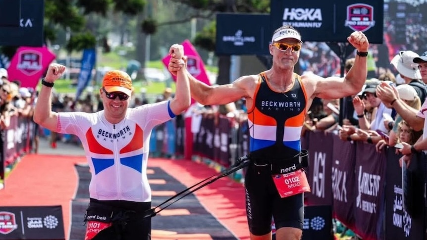 The visually impaired triathlete preparing to take on a half marathon