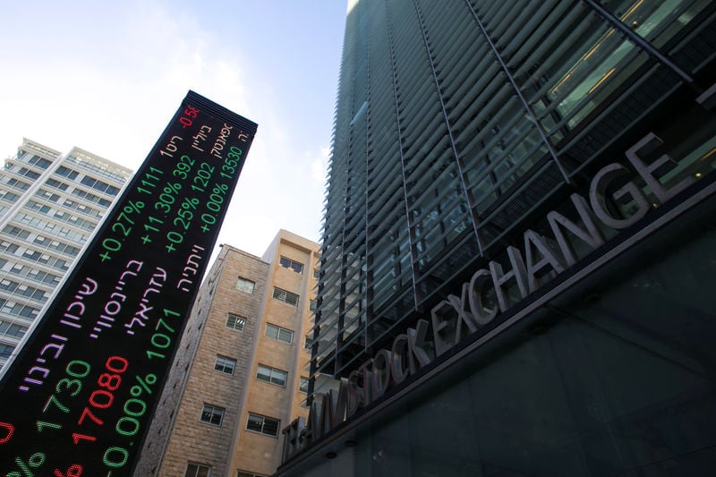 Israel stocks higher at close of trade; TA 35 up 0.04%