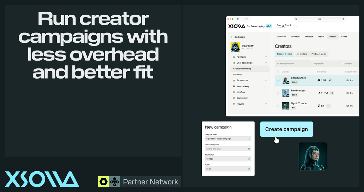 Xsolla Partner Network Expands Verified Creator Partnerships and Unifies Campaign Management Ahead of gamescom 2026