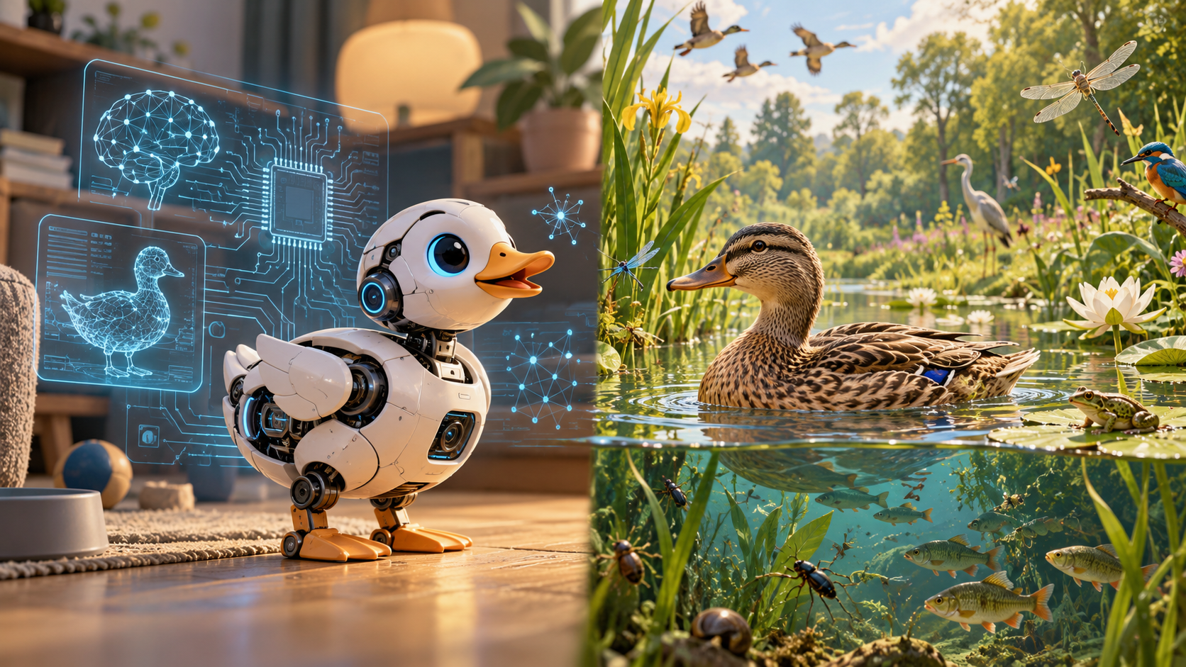 Microduck, the Robot Pet That Imitates Life: Can We Really Grow Attached to a Machine?
