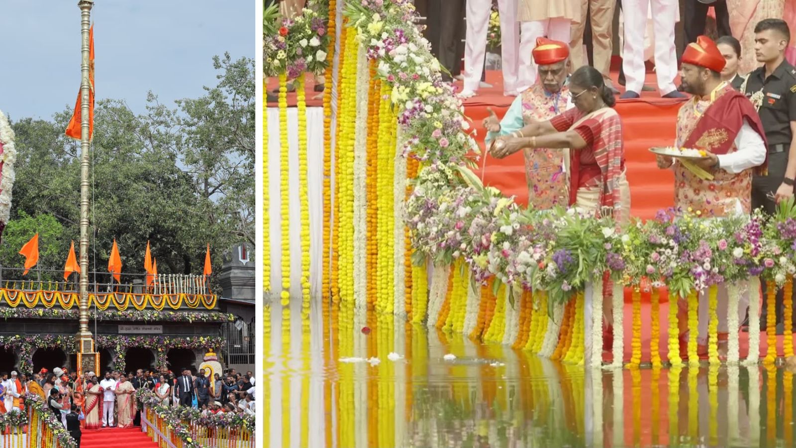 President Droupadi Murmu hoists religious flag, formally opens Nashik Kumbh Mela