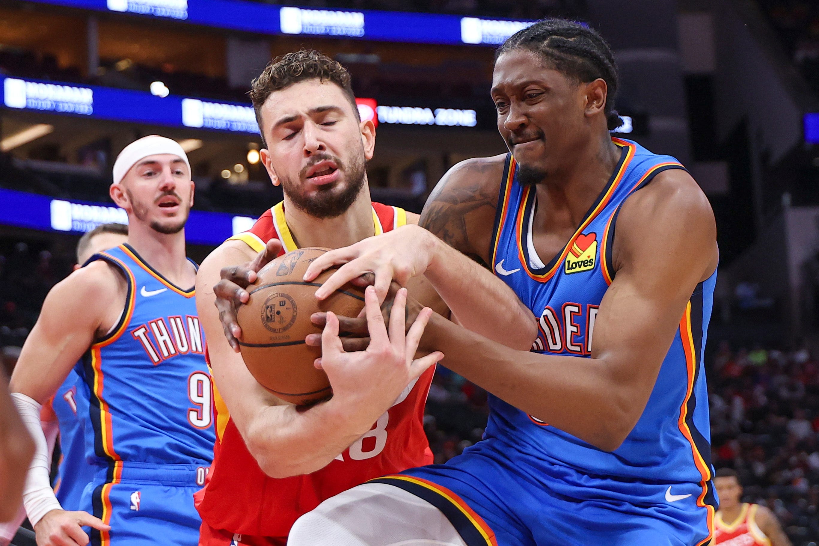 Full injury report for Saturday's Thunder vs. Rockets matchup