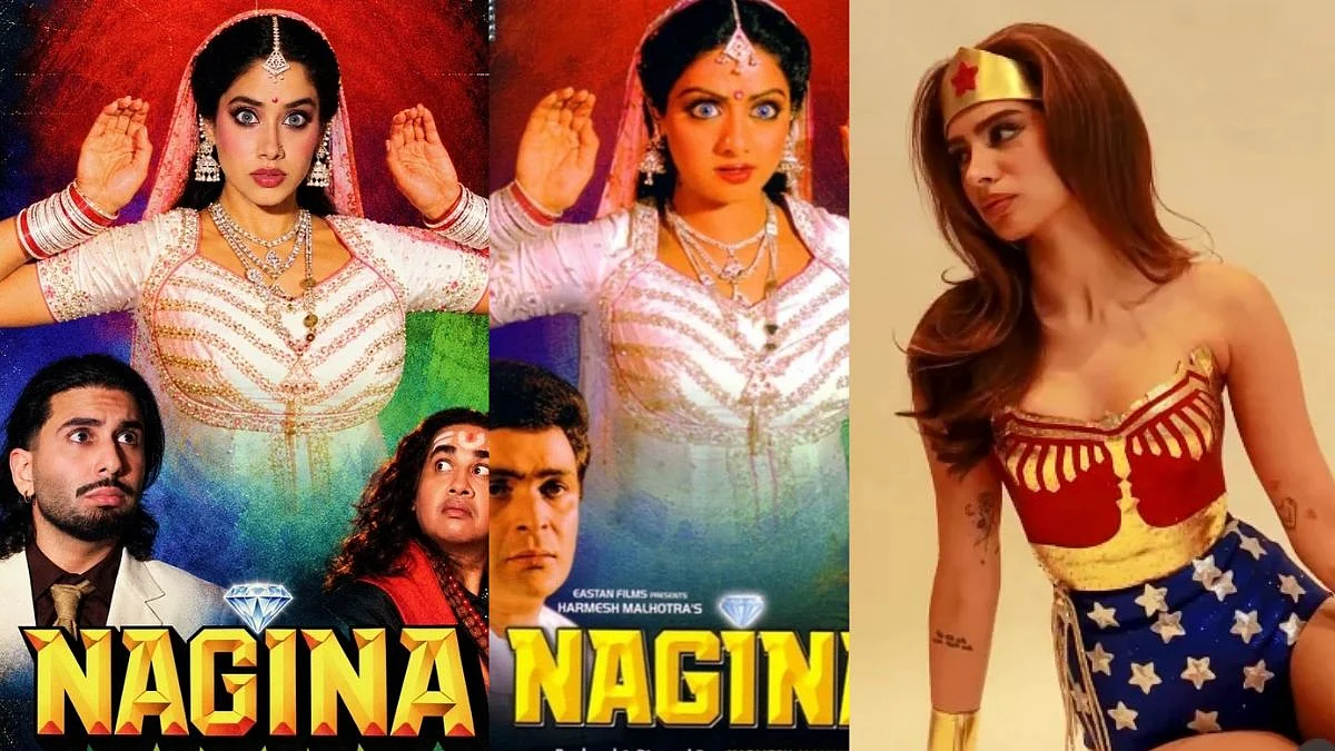 Janhvi Kapoor Recreates Her Mom Sridevi's 1986 'Nagina' Look For Halloween, Khushi Stuns As Wonder Woman – See Pics