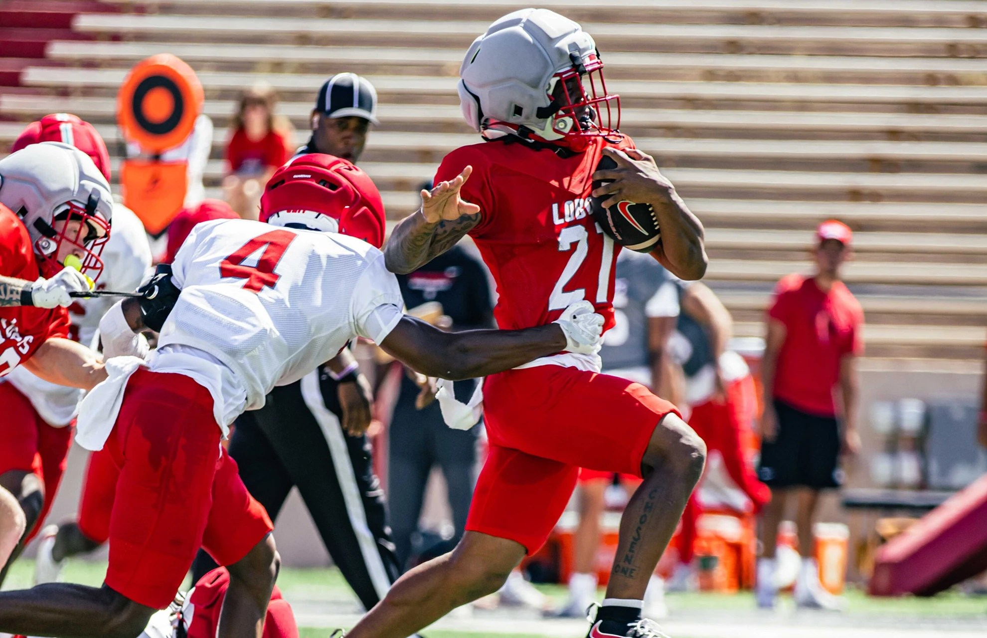 Lobos’ First Fall Scrimmage Reveals Explosive Potential—and Areas That Still Need Work