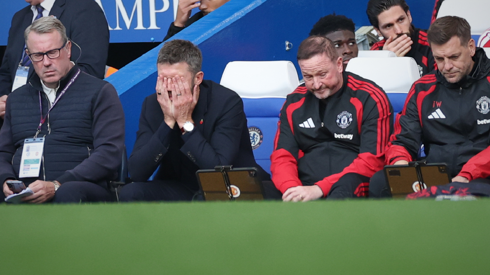 Carrick’s Manchester United lurch one point above relegation zone after Chelsea loss