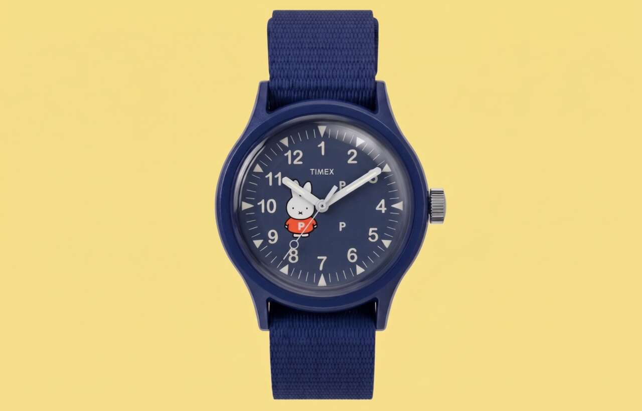 Timex Gives Its $129 MK1 Watch a Playful Miffy Makeover With an Hour-Back Dial