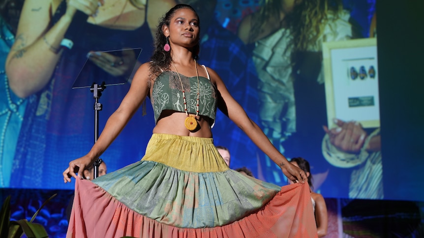 Artists from remote Australia among winners at prestigious fashion awards