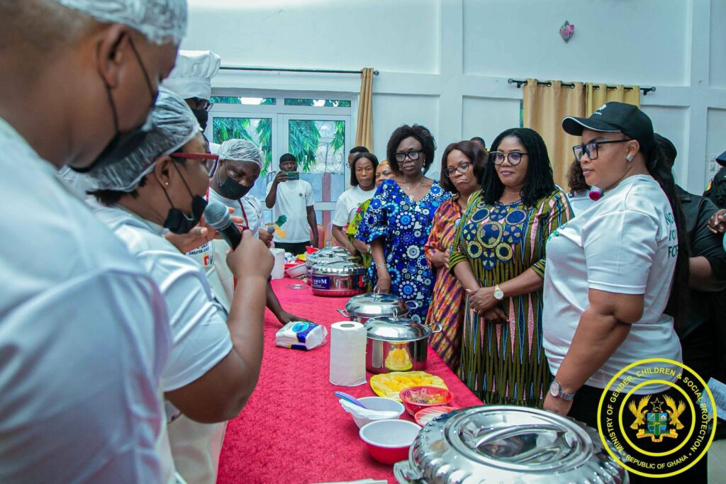 Gender Minister inspects nutrition training for School Feeding caterers in Northern Region