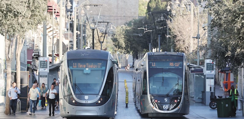 Jerusalem light rail Green Line to launch Friday