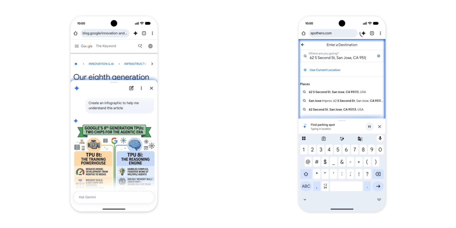 Gemini in Chrome and auto browse roll out on Android in the US