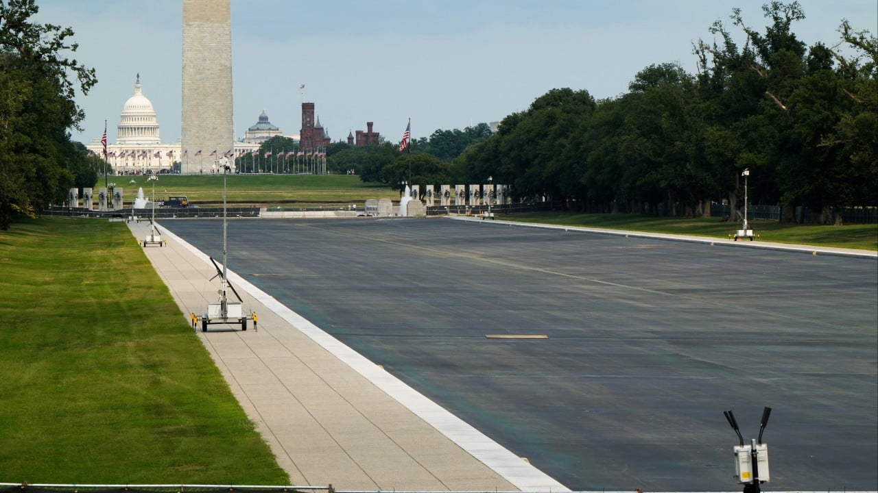 Trump disputes his own Justice Department’s findings on Reflecting Pool