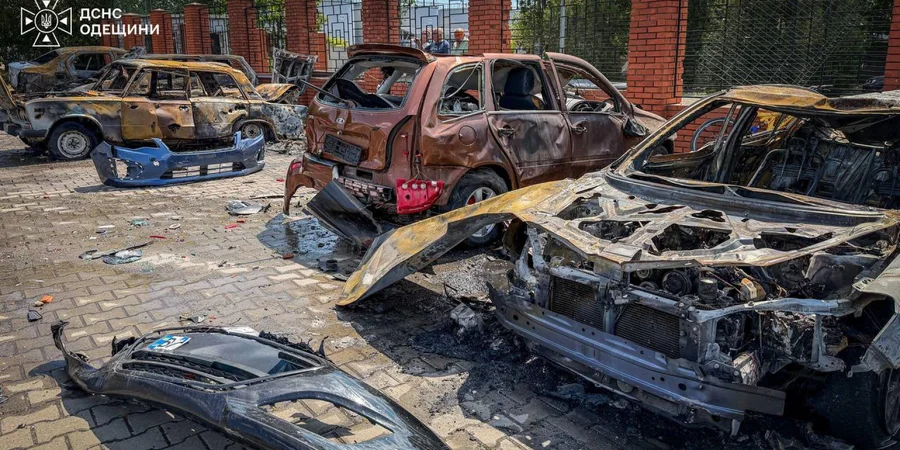 Russian drone strike on Odesa Oblast business kills one and wounds eight