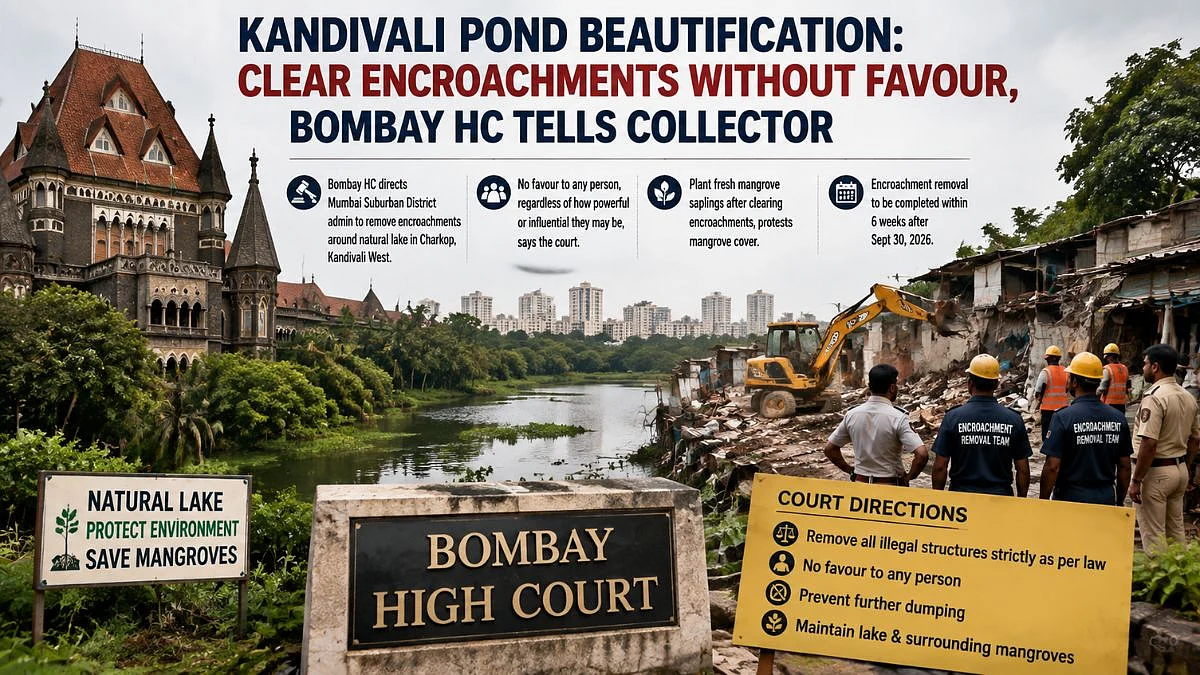 Kandivali Pond Beautification: Clear Encroachments Without Favour, Bombay HC Tells Collector