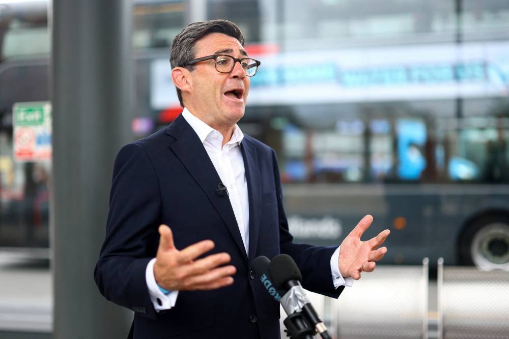 Burnham backs Ukraine after Moscow’s threat over use of UK drones
