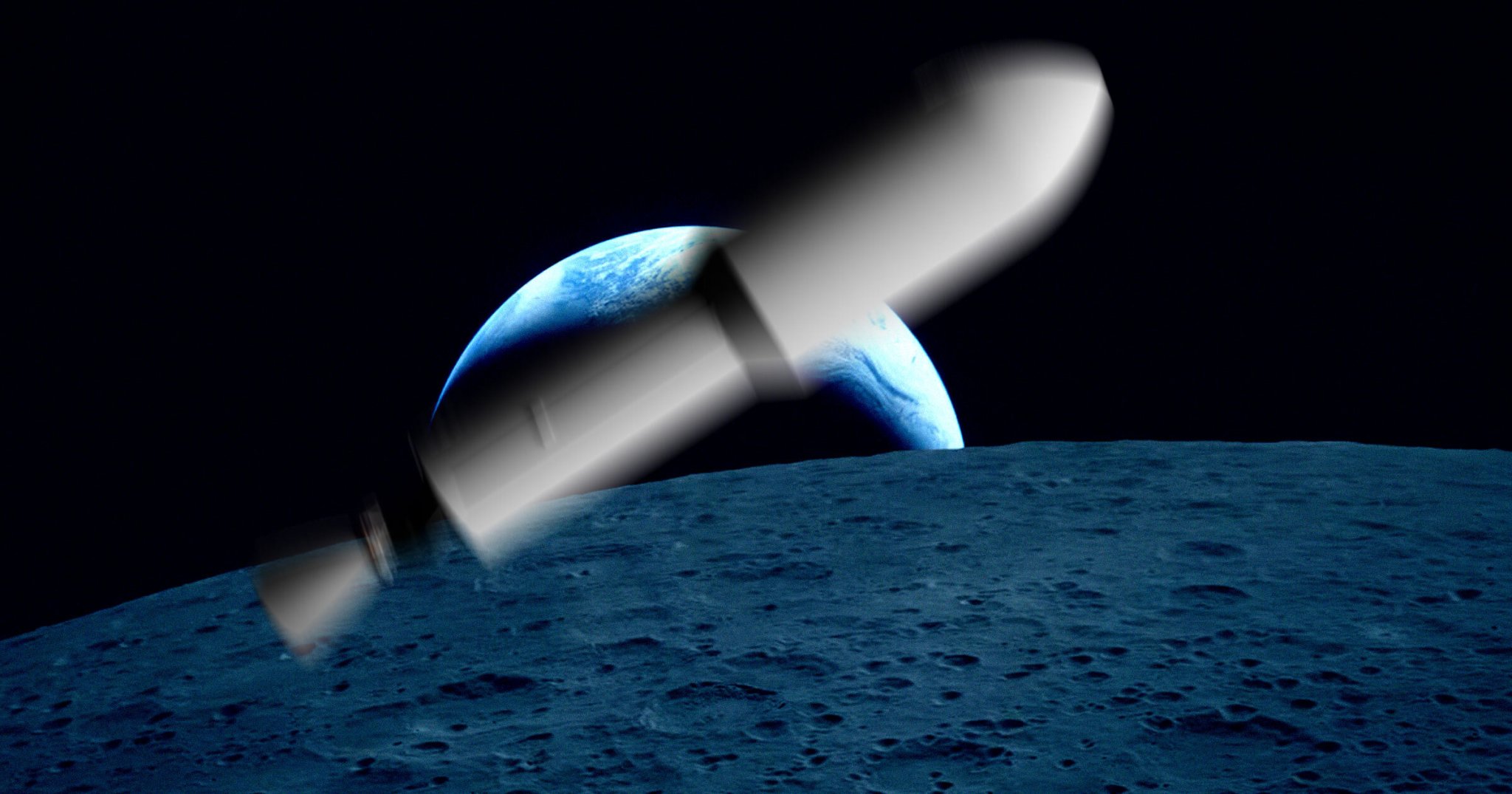 SpaceX Achieves Its First Moon Landing by Accidentally Crashing Into It at 5,400 Miles Per Hour, Causing Huge Explosion and 60-Foot Crater