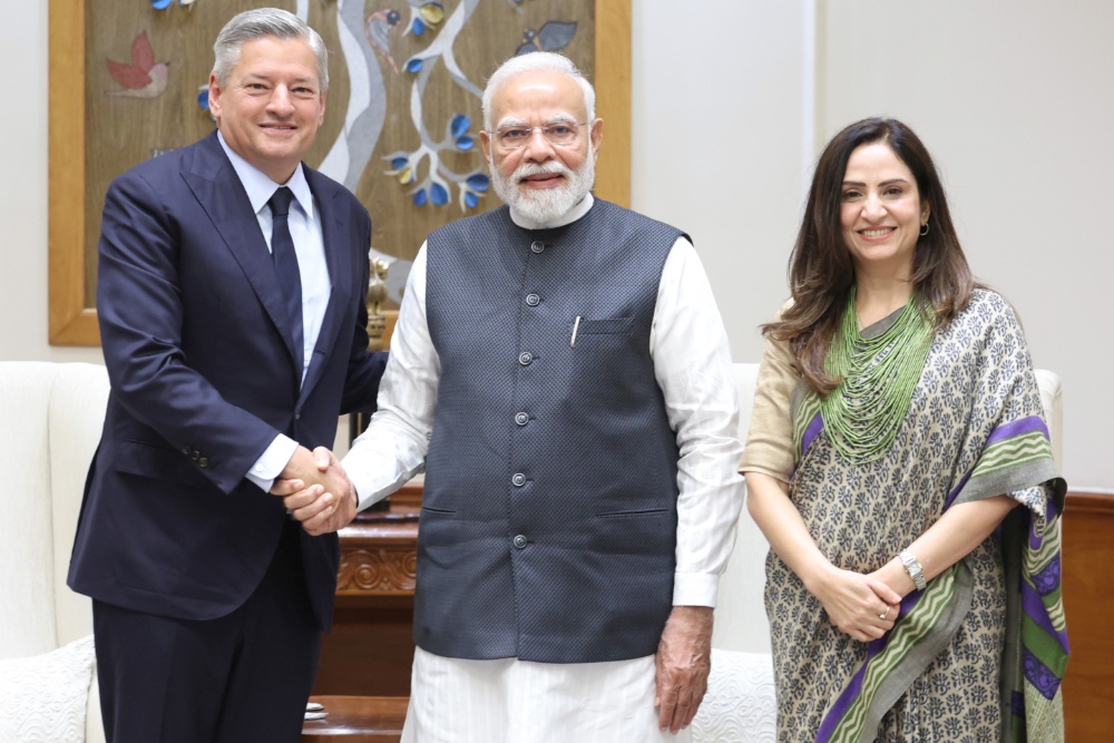 Ted Sarandos Meets Prime Minister Narendra Modi, Unveils Netflix India Storytelling Initiative