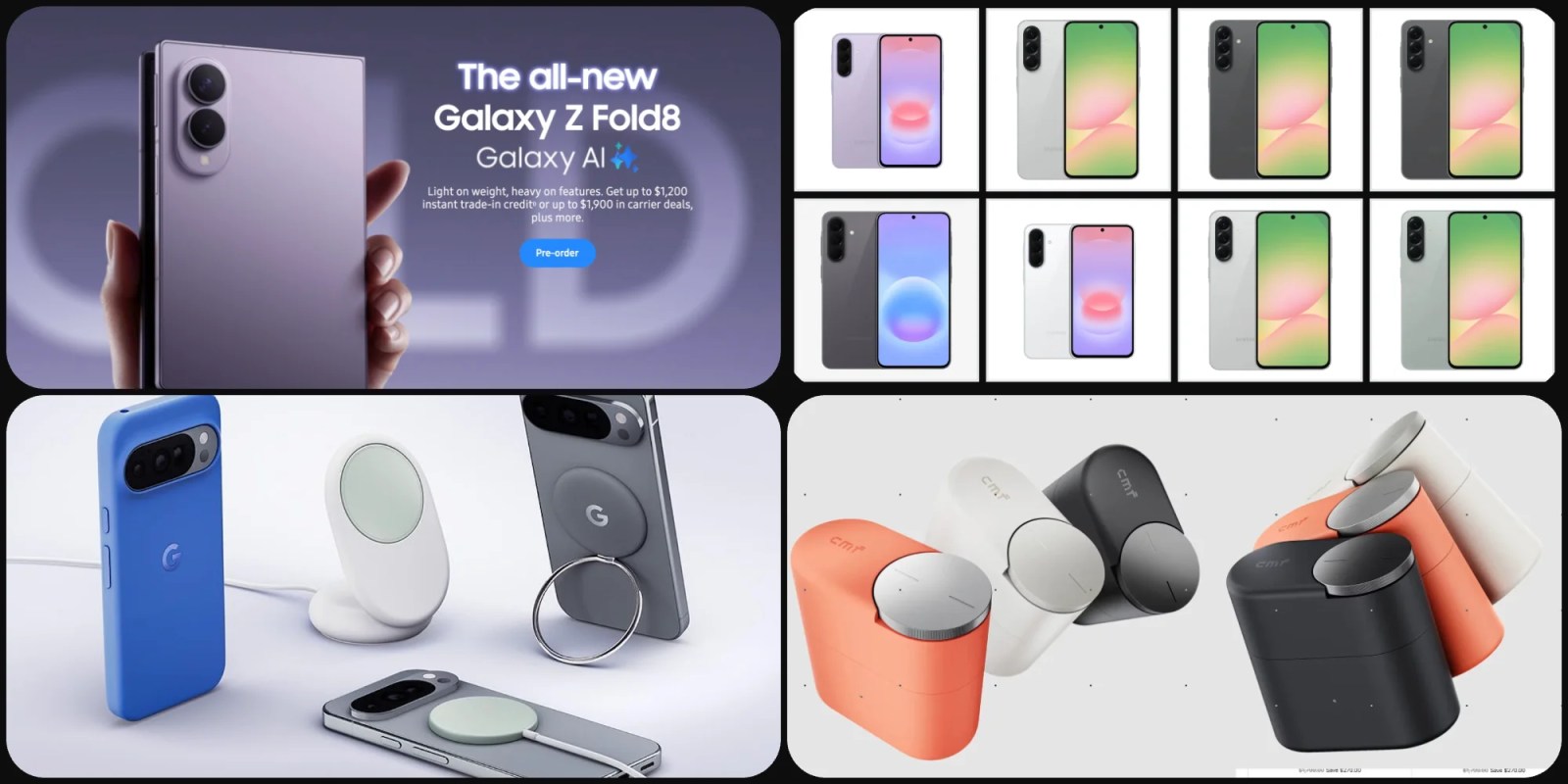 Deals: Best Galaxy Fold 8 pre-order offers still live, Galaxy phones from $345, Google Pixelsnap Charger 40% off, more