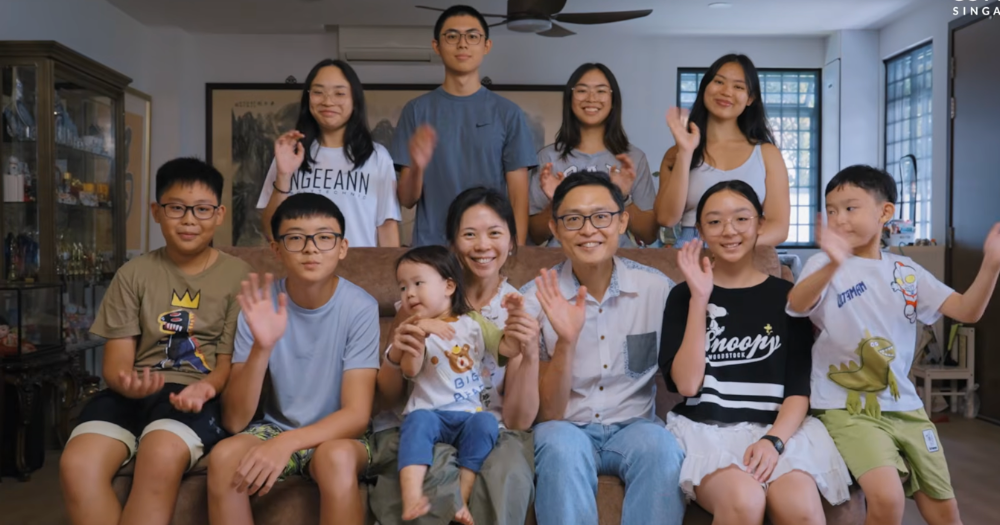 'The joy is times 9': S'pore couple shares about challenges & joys of raising 9 kids