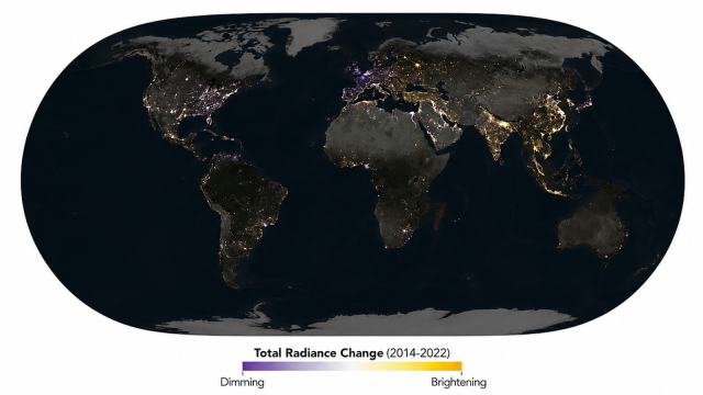 How Earth’s night lights became our most honest economist