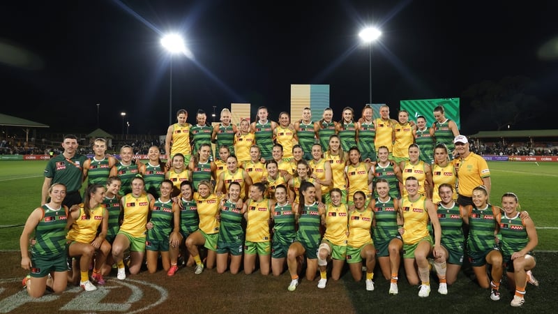 Australia too strong for Ireland in historic AFLW clash